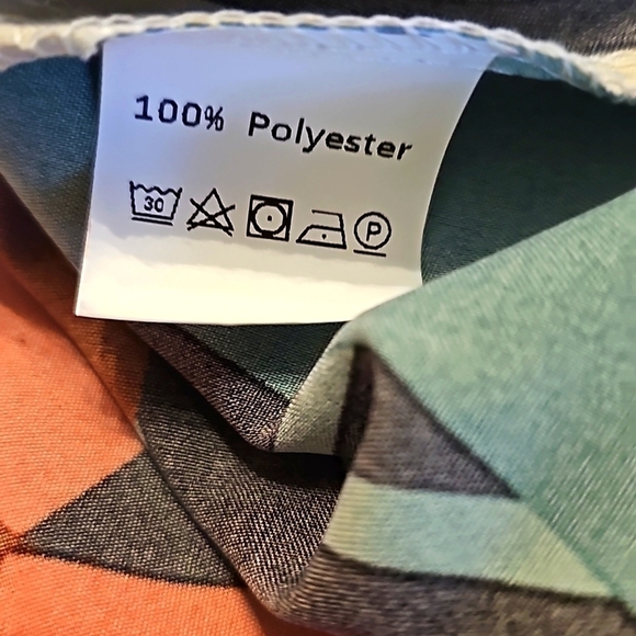 NWOT Temu Polychrome cover up/Tunic Sleeveless long hem XL - Picture 12 of 12